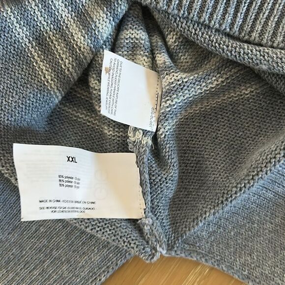 Ella Moss Women's Crewneck Long Sleeve Sweater, Blue Stripe, XXL, NWT - Picture 8 of 8